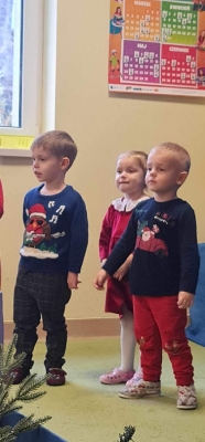 Przedstawienie świąteczne i wigilia grupowa - Gr. I 